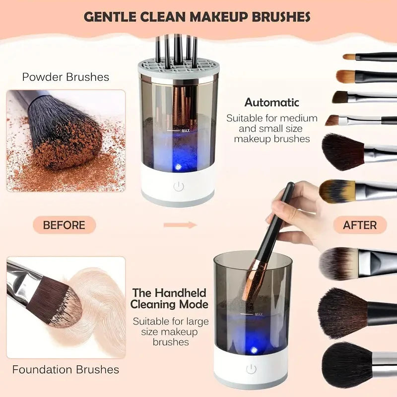 CleanSweep™ Electric Makeup Brush Cleaner