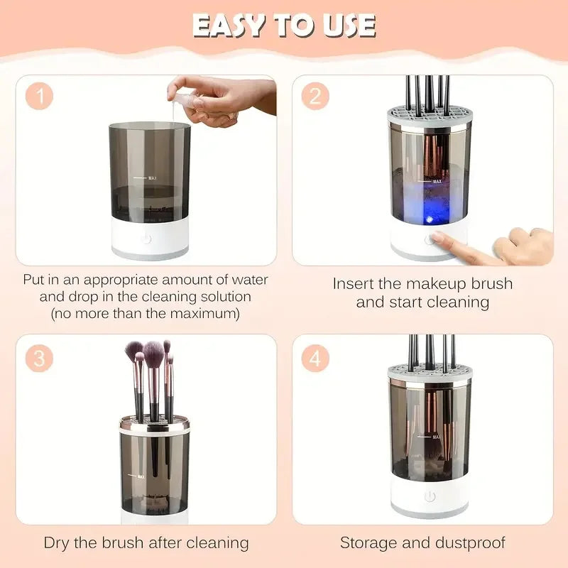CleanSweep™ Electric Makeup Brush Cleaner